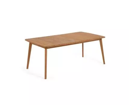 Садовый стол Hanzel раздвижной из массива эвкалипта, 183 (240) x 100 см