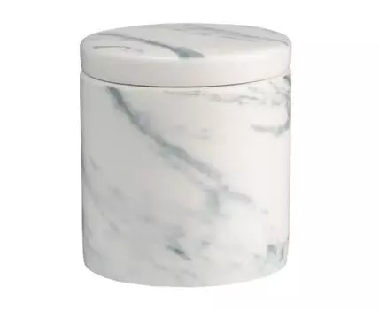 Сахарница Marble (белый, серый, 8,8)