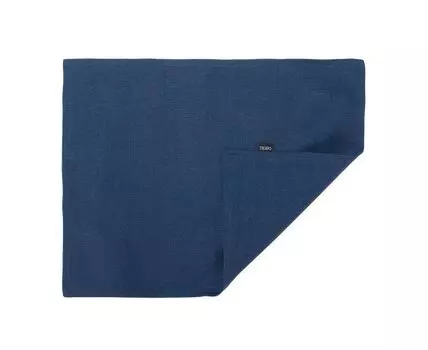 Салфетка под приборы из стираного льна синего цвета Essential (Синий, 35)