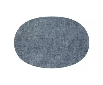 Салфетка подстановочная овальная двухсторонняя Fabric (Синий, 48)