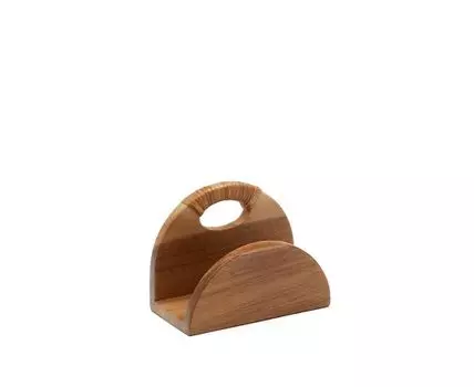 Салфетница Sardis из 100% акации FSC и ротанга