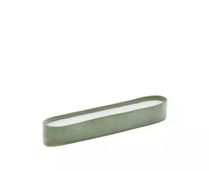 Sapira Свеча керамическая зеленая 6 x 34,5 см