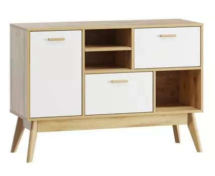 Сервант Нордик-2 Wood/ White