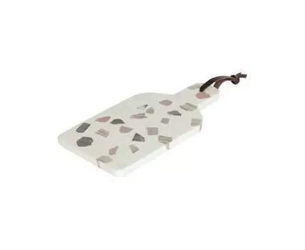 Сервировочная доска Temira разноцветная из терраццо