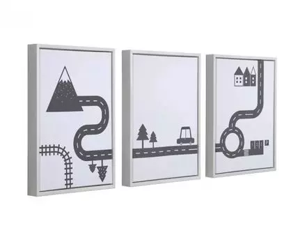 Сет Etna из трех картин (Белый, 04.04.2004)