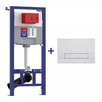 Сет: Инсталляция Lemark PENEDA EXPERT + кнопка смыва BIT хром глянец