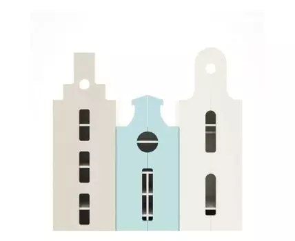 Сет Старая Европа - Светло-серый, пыльный синий, белый