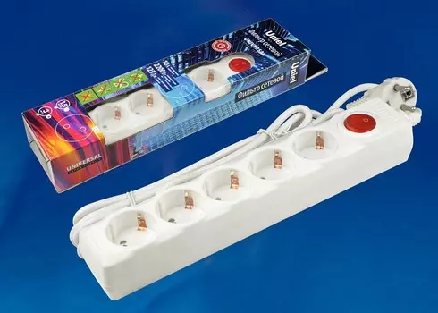 Сетевой фильтр Uniel S-GSU5 UL-00001744