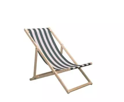 Шезлонг CHILL (бежевый, белый, голубой, 5,2)