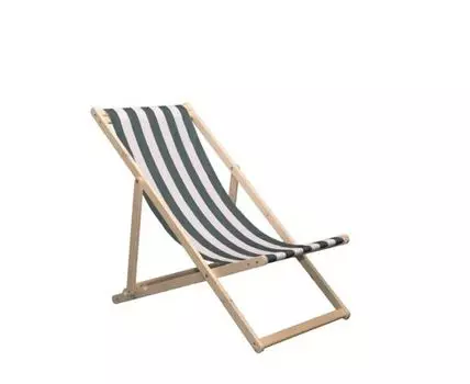 Шезлонг CHILL (бежевый, белый, зеленый, 5,2)
