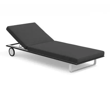 Шезлонг Hacienda (белый, серый, 78)