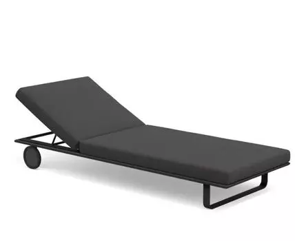 Шезлонг Hacienda (темно-серый, серый, 78)