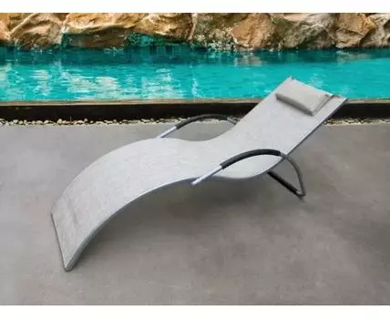 Шезлонг-лежак Грация (Серый, 70)