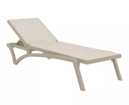 Шезлонг-лежак пластиковый Pacific (Бежевый, 68)