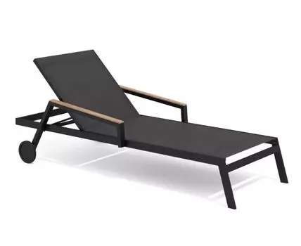 Шезлонг Sogno (темно-серый, серый, 75)