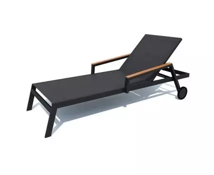 Шезлонг Sponda (темно-серый, 75)