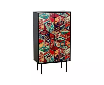 Шкаф 2-дверный Boho Color