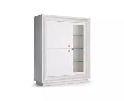 Шкаф 3-х дв. (1 ст/дв) 1179 низкий Прато