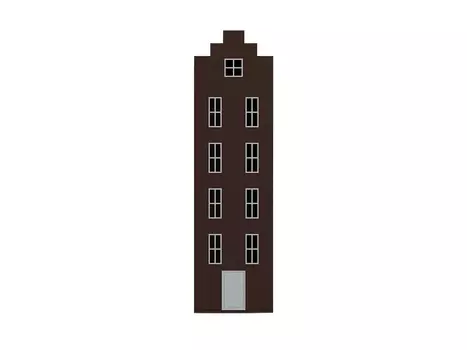 Шкаф-домик Амстердам MAXI