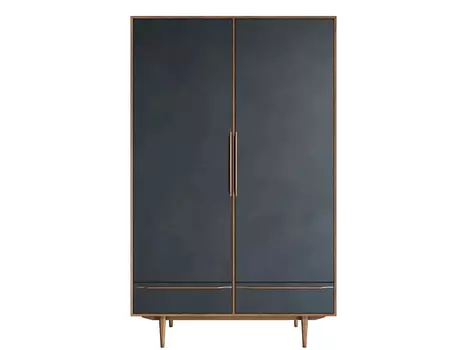 Шкаф двустворчатый Bruni с двумя ящиками