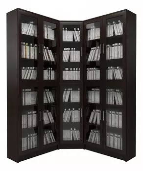 Шкаф книжный Мебелайн-15