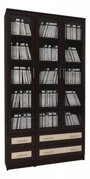 Шкаф книжный Мебелайн-36