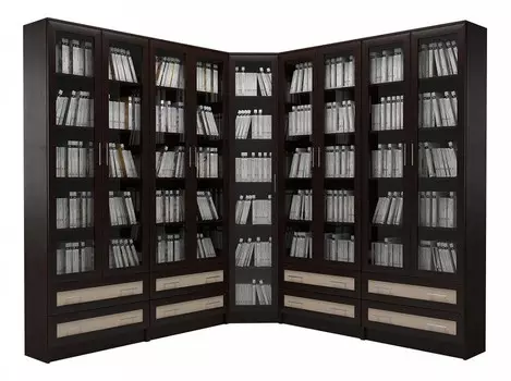 Шкаф книжный Мебелайн-41