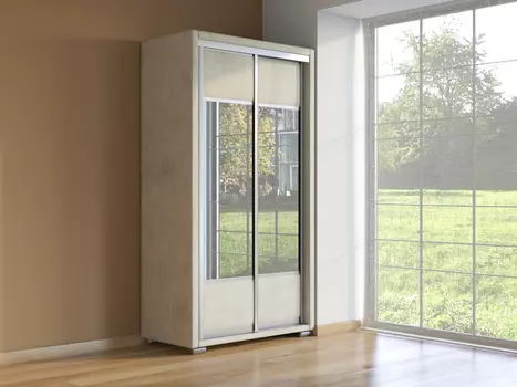 Шкаф-купе 2х дв Orma Soft 2 (2 зеркала)