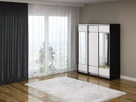 Шкаф-купе 3х дв Como/Veda (2 зеркала)