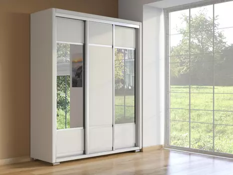 Шкаф-купе 3х дв Orma Soft 2 (2 зеркала)