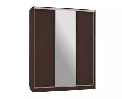 Шкаф-купе Бассо (230.5, 60 см, Прямые, венге, 180 см)