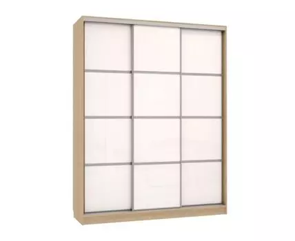 Шкаф-купе Бассо 2 (230.5, 60 см, Прямые, Белый, 180 см)