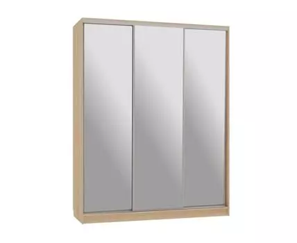 Шкаф-купе Бассо 4 (230.5, 60 см, Прямые, Светлое дерево, 180 см)