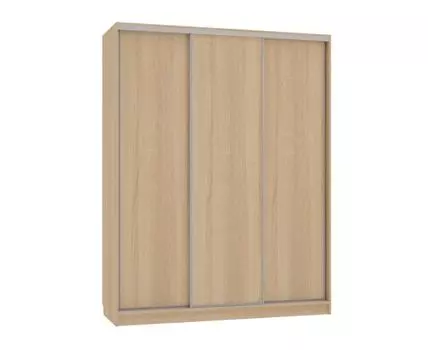 Шкаф-купе Бассо 5 (230.5, 60 см, Прямые, Светлое дерево, 180 см)