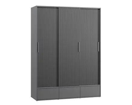 Шкаф-купе Беррингтон-3.1-177-240 Grafit