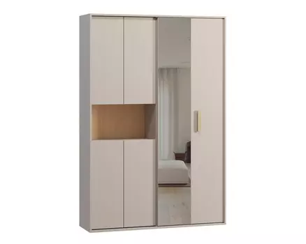 Шкаф-купе Бладвен-140-210 Latte Plywood