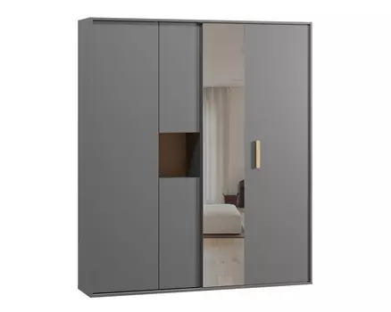 Шкаф-купе Бладвен-180-210 Grey Oak