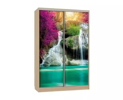 Шкаф-купе Колорадо 7 Водопад (231, 60 см, Прямые, Светлое дерево, 150 см)