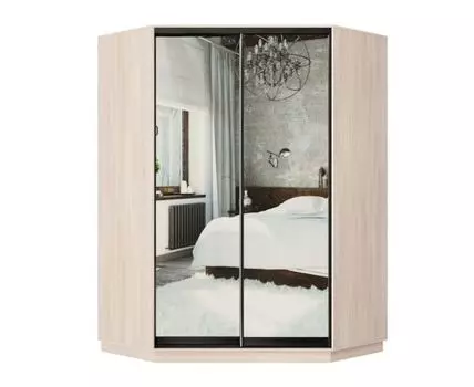 Шкаф-купе Маршал (220, 45 см, Угловые, Светлое дерево, 110 см)