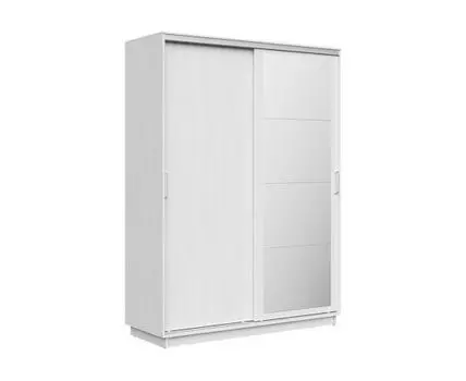 Шкаф-купе Симпл Зеркало (220, 60 см, Прямые, Светлое дерево, 120 см)