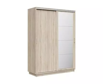 Шкаф-купе Симпл Зеркало (220, 60 см, Прямые, Светлое дерево, 140 см)