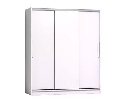 Шкаф-купе Страйк (211, 60 см, Без зеркальных фасадов, Прямые, Белый, 180 см)