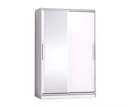 Шкаф-купе Страйк (211, 60 см, Прямые, Белый, 135 см)