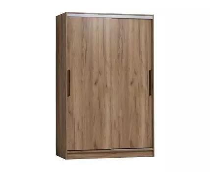 Шкаф-купе Страйк (211, 60 см, Прямые, Коричневое дерево, 135 см)