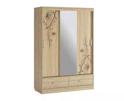 Шкаф-купе Виктория (220, 60 см, Прямые, Светлое дерево, 150 см)