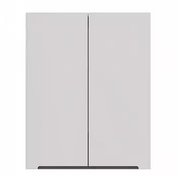 Шкаф Lemark BUNO 60см подвесной, 2-х дверный, цвет корпуса, фасада: Белый глянец