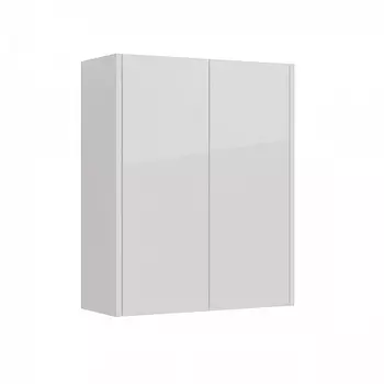 Шкаф Lemark COMBI 60см подвесной, 2-х дверный, цвет корпуса, фасада: Белый глянец