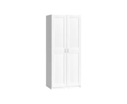 Шкаф МАКС двухдверный широкий, цвет белый