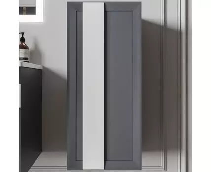 Шкаф навесной БЕРЛИН 90 Оникс серый