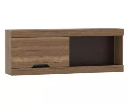 Шкаф навесной Гарда (45, 37.4, Закрытые, Коричневое дерево, 140)